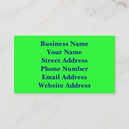 Rainbow Marigold Visitenkarte (Rückseite)