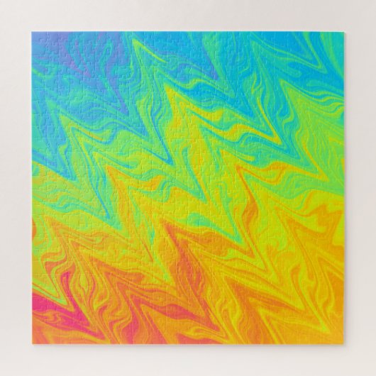 Rainbow-Marmorpuzzle Puzzle (Vertikal)
