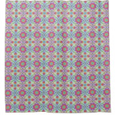 Rainbow Marrakesch Muster Duschvorhang (Vorderseite)