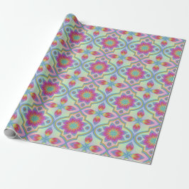 Rainbow Marrakesh Pattern Geschenkpapier