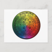 Rainbow Mayan Calendar Postkarte (Vorderseite)