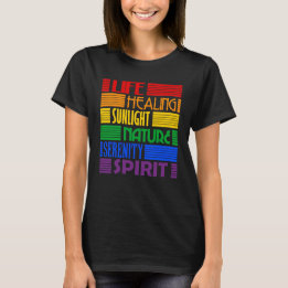 Rainbow Meanings (LGBT Gay Lesbian Transgender) T-Shirt