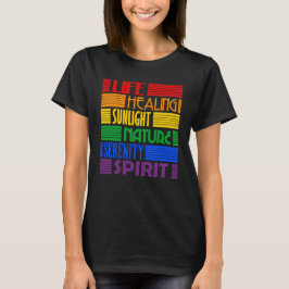 Rainbow Meanings (LGBT Gay Lesbian Transgender) T-Shirt