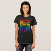 Rainbow Meanings (LGBT Gay Lesbian Transgender) T-Shirt (Vorne ganz)