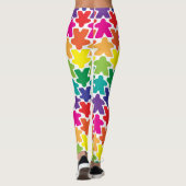 Rainbow Meeple Leggings (Rückseite)