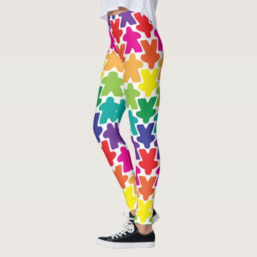 Rainbow Meeple Leggings (Links)