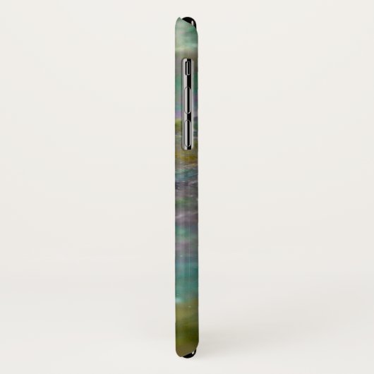 Rainbow Mehrfarbig Crystal Rock Marble Case-Mate iPhone Hülle (Hinten/Links)