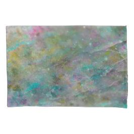 Rainbow Mehrfarbig Crystal Rock Marble Kissenbezug