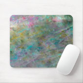 Rainbow Mehrfarbig Crystal Rock Marble Mousepad (Mit Mouse)