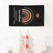 Rainbow Melanin Black Excellence Class Year Grad Banner (Insitu)