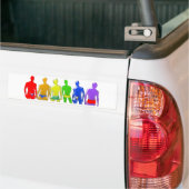 Rainbow Men Autoaufkleber (Auf Lkw)