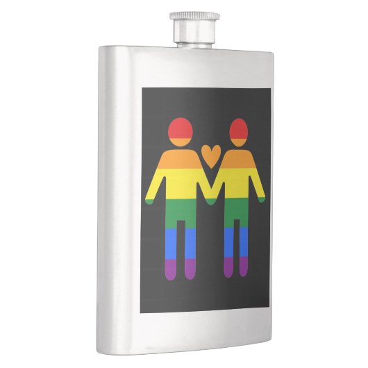 Rainbow Men Flachmann (Rechts)