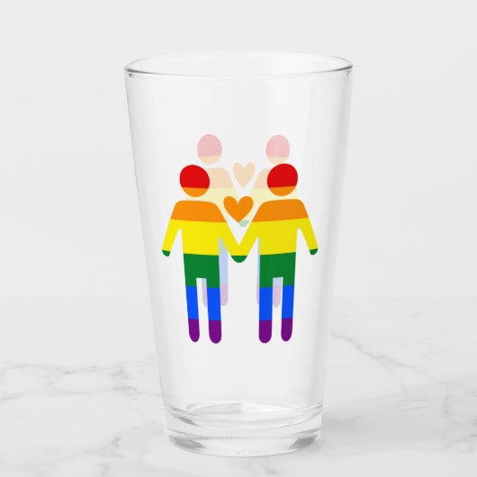 Rainbow Men Glas (Vorderseite)