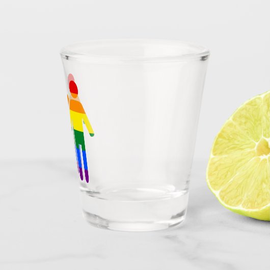 Rainbow Men Schnapsglas (Rechts)