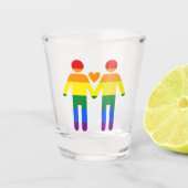 Rainbow Men Schnapsglas (Vorderseite)
