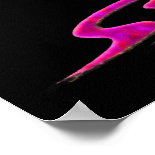 Rainbow Menorah Poster (Ecke)