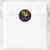 Rainbow Menorah Stickers (Tasche)