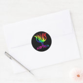 Rainbow Menorah Stickers (Umschlag)