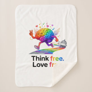 Rainbow Mental Health Freedom Brain Illustration Sherpadecke