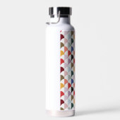 Rainbow Mermaid Bright Scales Geometric Womens Trinkflasche (Rechts)
