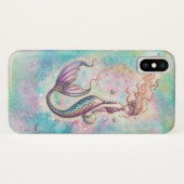 Rainbow Mermaid Fantasy Artwork Case-Mate iPhone Hülle (Rückseite (Horizontal))