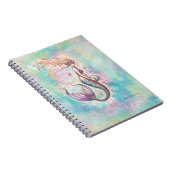 Rainbow Mermaid Fantasy Watercolor Art Notizblock (Rechte Seite)