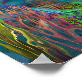 Rainbow Mermaid Jellyfish Prom Kleider Poster (Ecke)