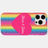 Rainbow Mermaid Pride Heart Case-Mate iPhone Hülle (Rückseite (Horizontal))
