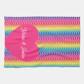 Rainbow Mermaid Pride Heart Geschirrtuch (Horizontal)