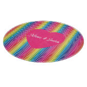 Rainbow Mermaid Pride Heart Schneidebrett (Ecke)