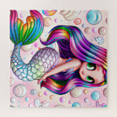 Rainbow Mermaid Puzzle (Horizontal)