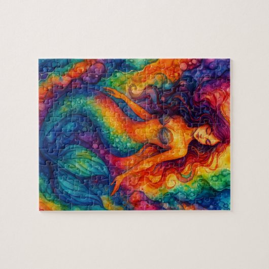 Rainbow Mermaid Puzzle (Horizontal)