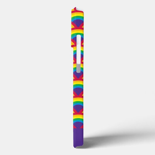 Rainbow Mermaid Scale Case-Mate iPhone Hülle (Rückseite / Links)