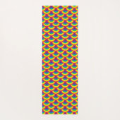 Rainbow Mermaid Scale Individuelle Name Yogamatte (Rückseite)