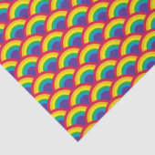 Rainbow Mermaid Scale Seidenpapier (Detail)