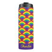 Rainbow Mermaid Scale Thermosbecher (Vorderseite)