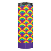 Rainbow Mermaid Scale Thermosbecher (Rückseite)