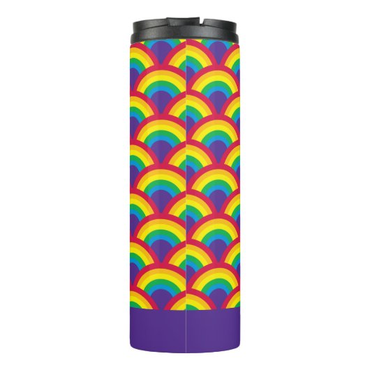 Rainbow Mermaid Scale Thermosbecher (Rückseite)