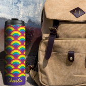 Rainbow Mermaid Scale Thermosbecher