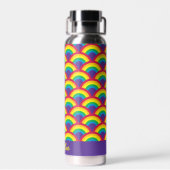 Rainbow Mermaid Scale Trinkflasche (Rückseite)