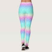 Rainbow Mermaid Scales Leggings (Rückseite)