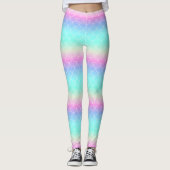 Rainbow Mermaid Scales Leggings (Vorderseite)