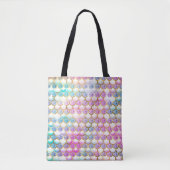 Rainbow Mermaid Waage Glitzer Tasche (Vorderseite)