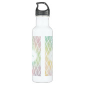 Rainbow Mermaid-Waagen hübsch, mädchenhaft, einzig Edelstahlflasche (Rückseite)