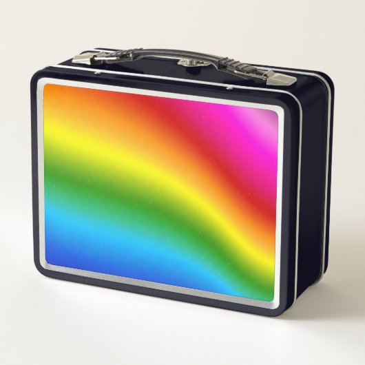 Rainbow Metall Brotdose (Rückseite)