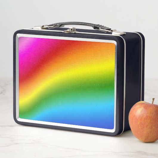 Rainbow Metall Brotdose (Beispiel)