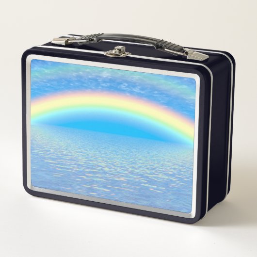 Rainbow Metall Brotdose (Vorderseite)