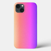 Rainbow Metallic Glitzer Gradient Phone Case (Rückseite)