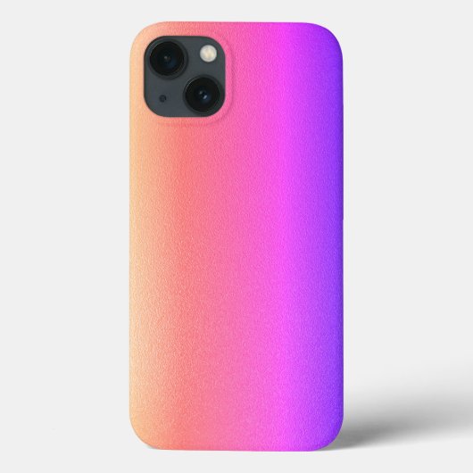 Rainbow Metallic Glitzer Gradient Phone Case (Rückseite)
