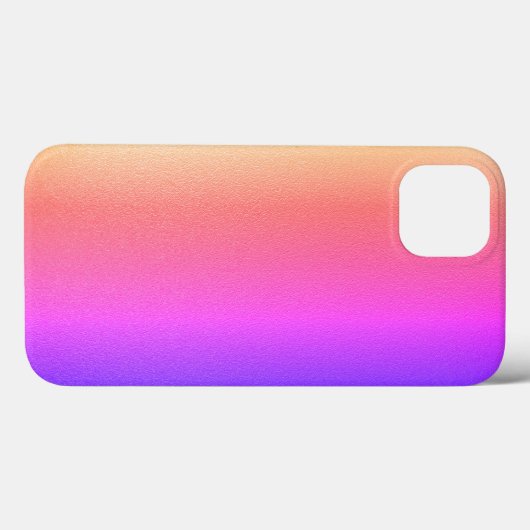 Rainbow Metallic Glitzer Gradient Phone Case (Rückseite (Horizontal))